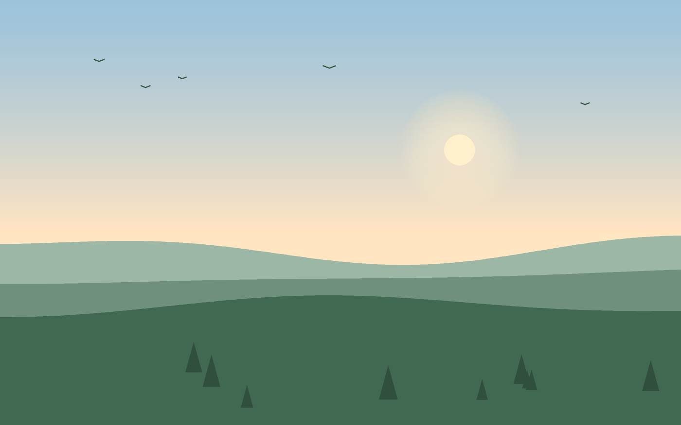 Landschaftsillustration