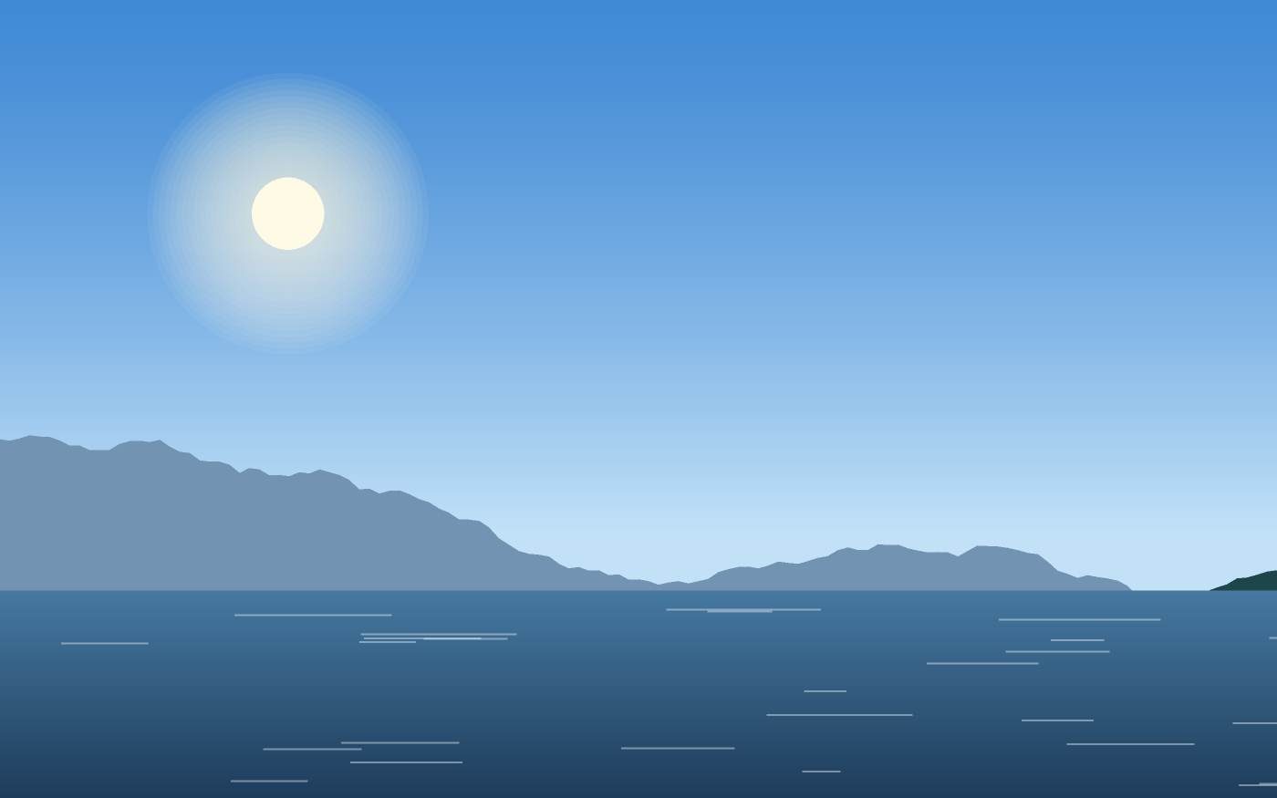 Landschaftsillustration