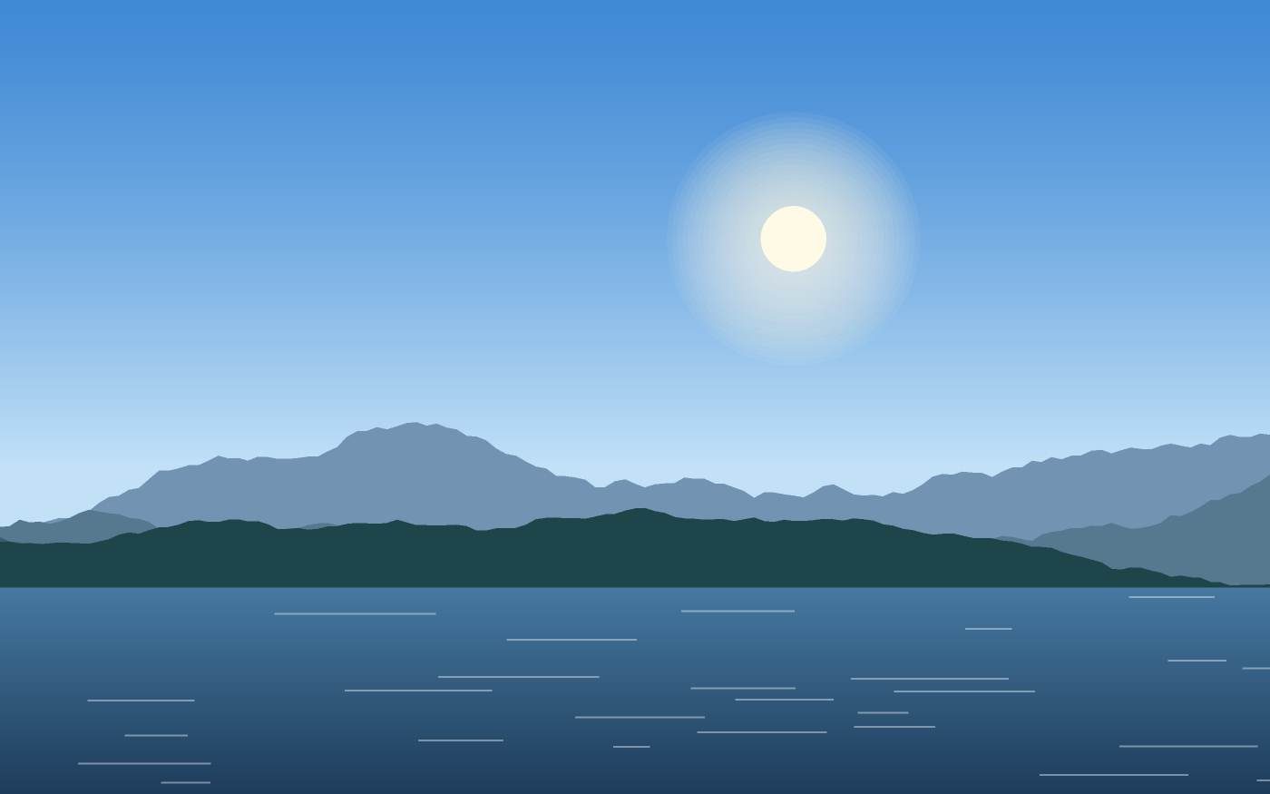 Landschaftsillustration
