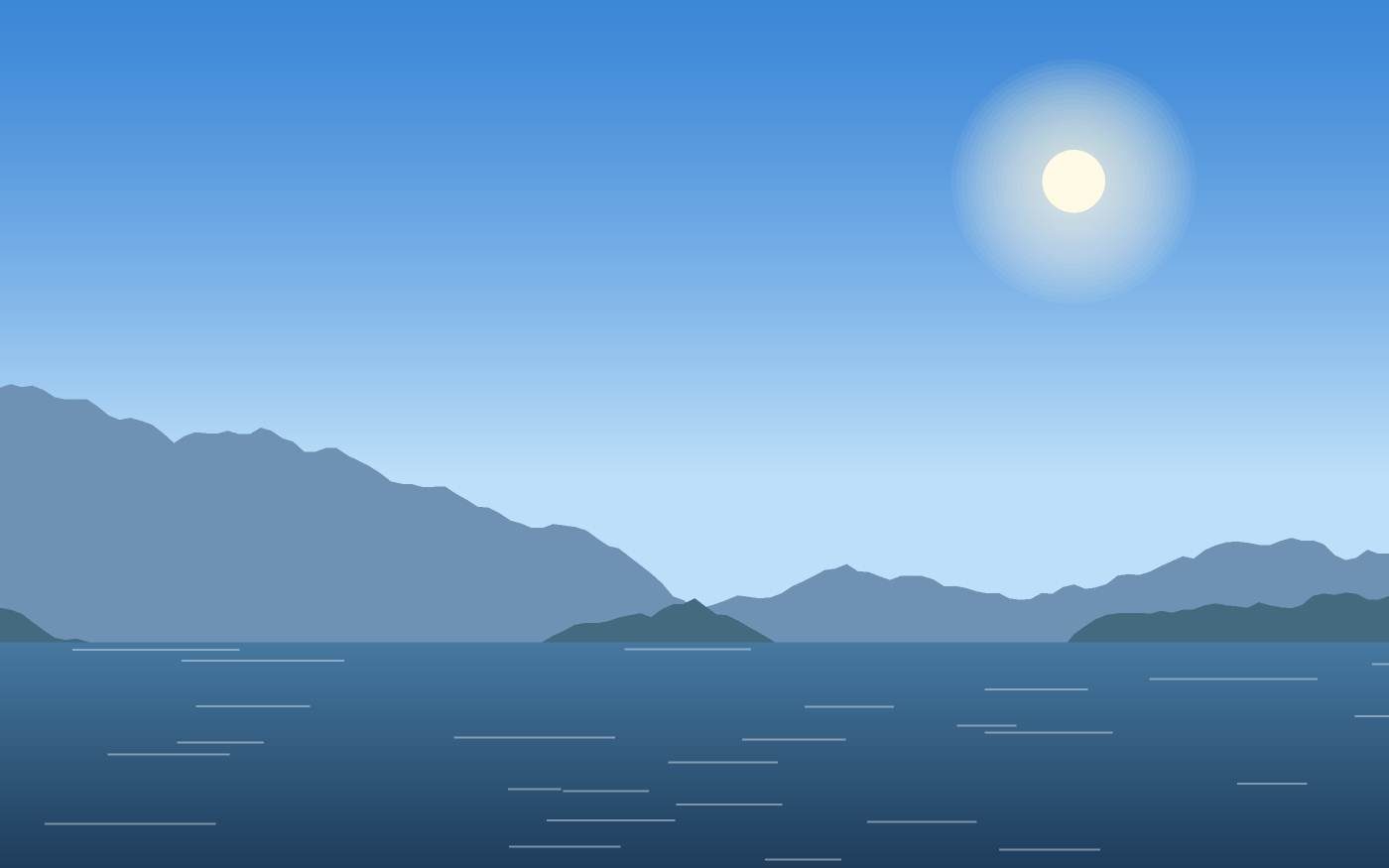 Landschaftsillustration