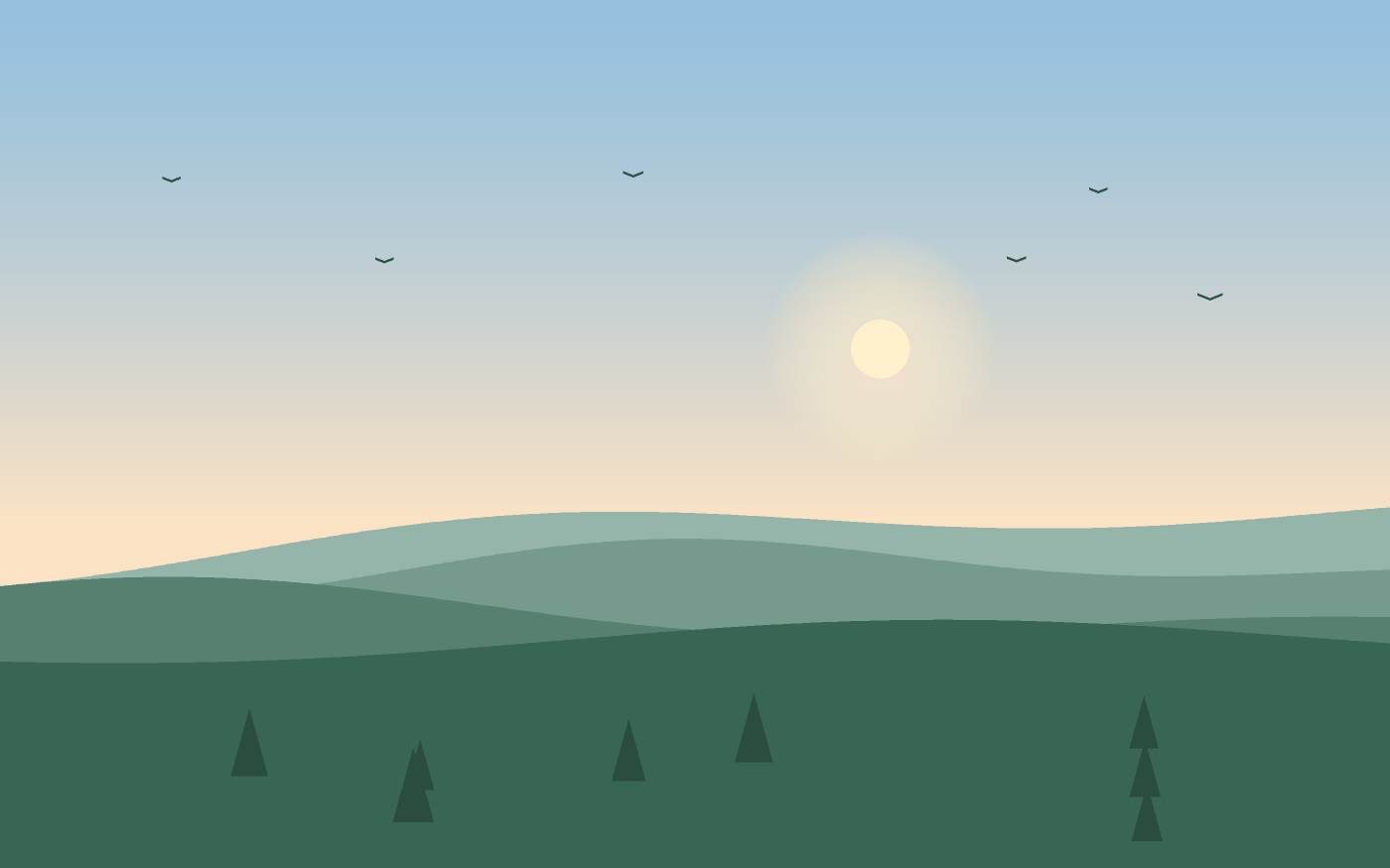 Landschapsillustratie