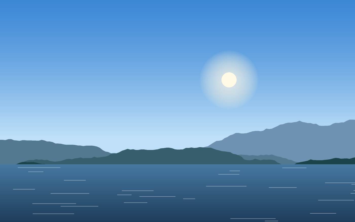 Landschapsillustratie