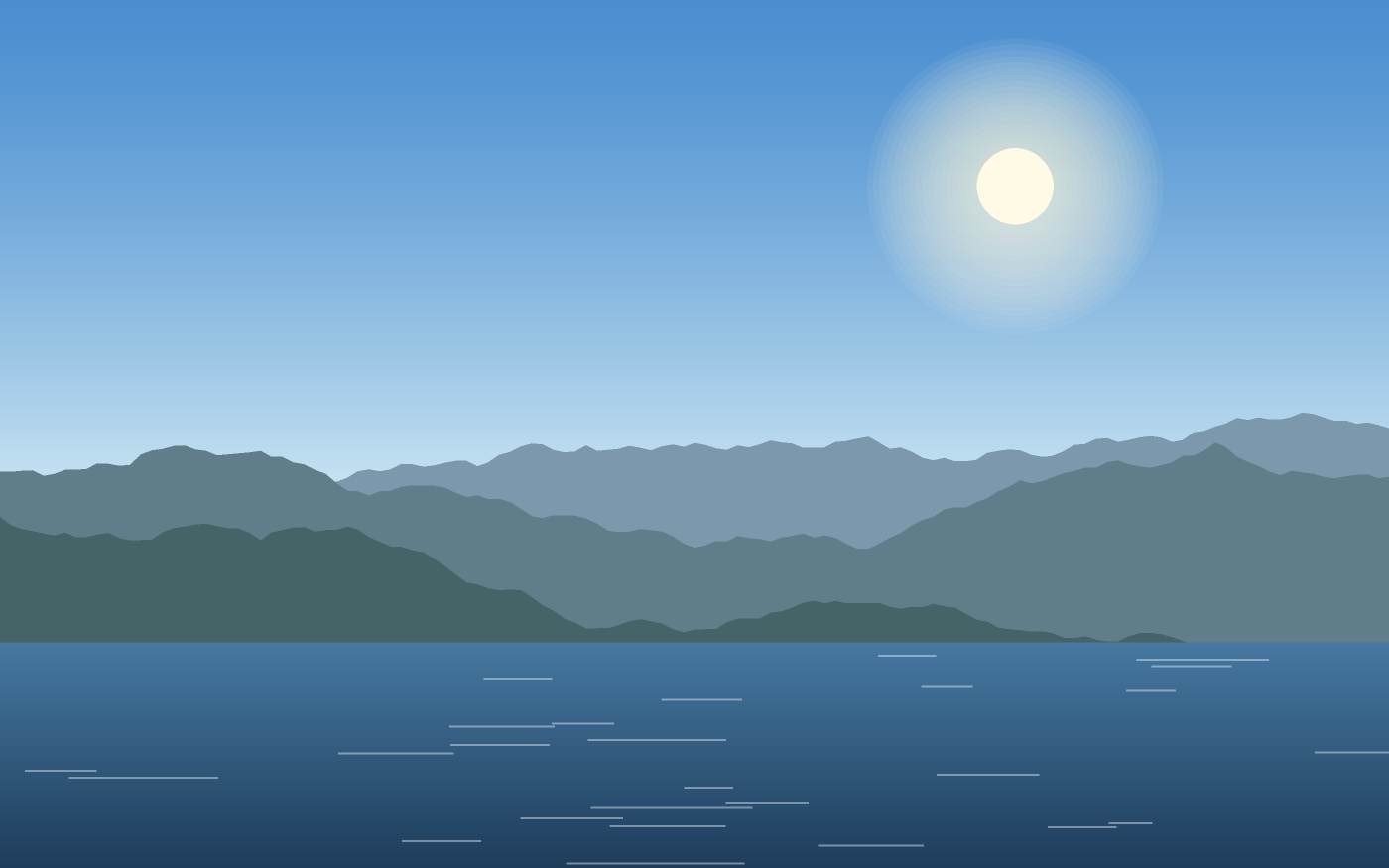 Landschapsillustratie