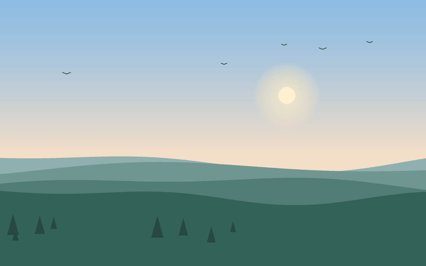 Landschaftsillustration