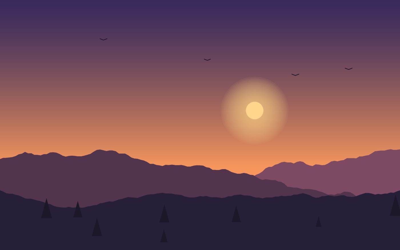 Landschaftsillustration