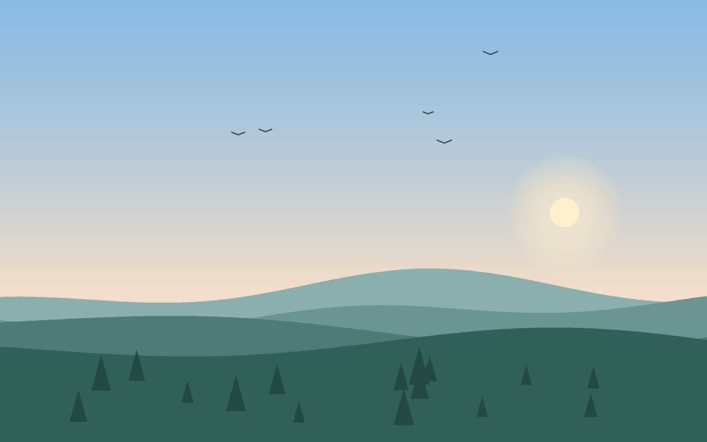 Landschaftsillustration