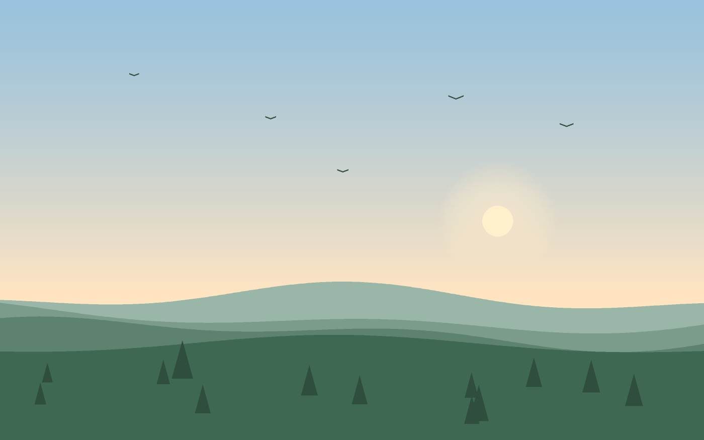 Landschaftsillustration