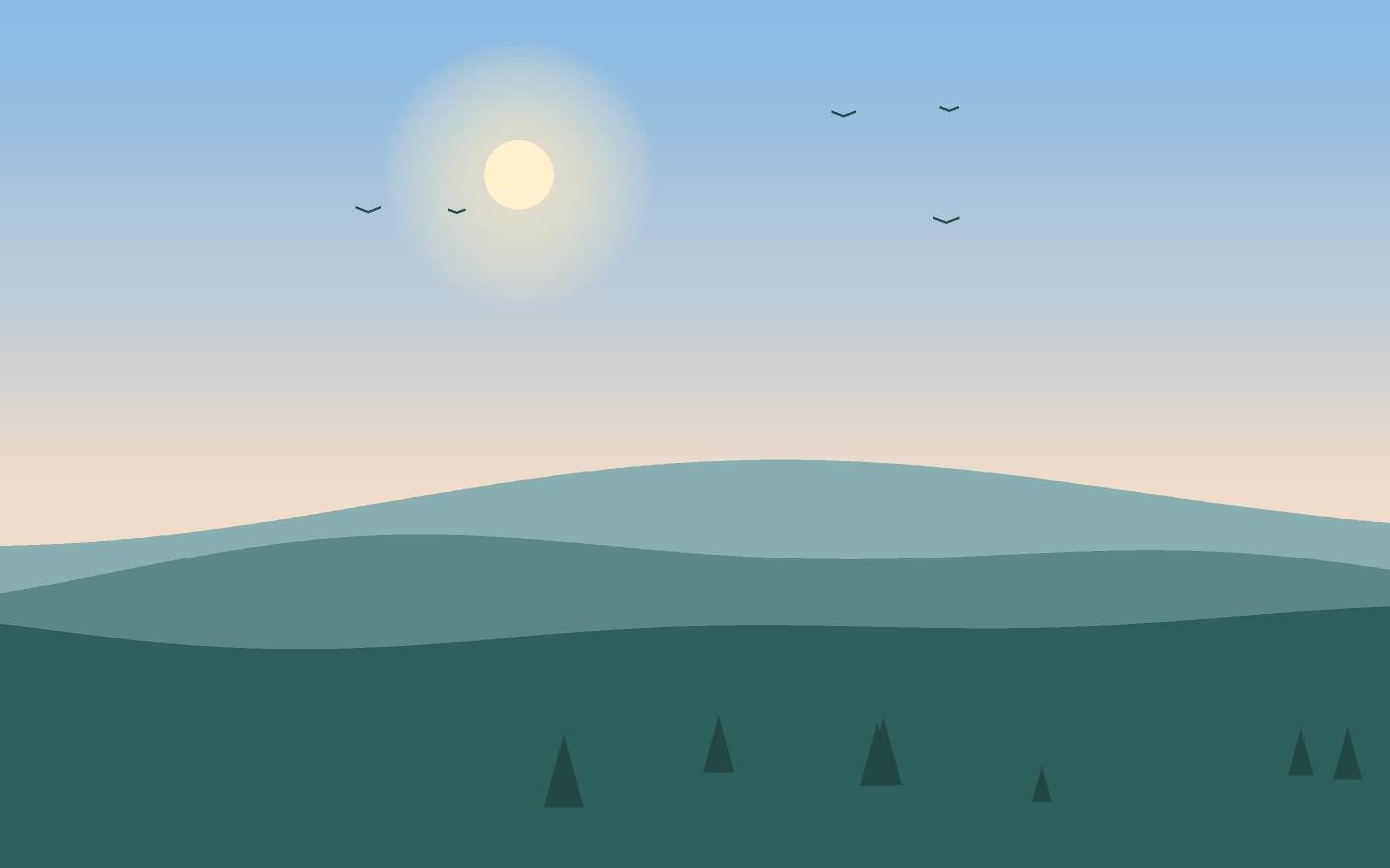 Ilustrace krajiny