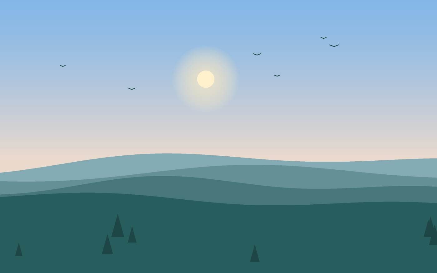Ilustrace krajiny
