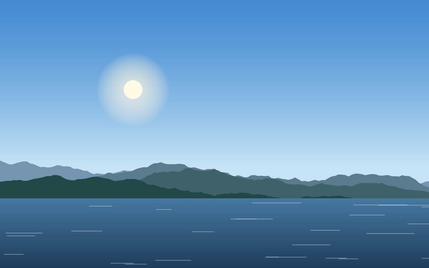 Landschaftsillustration