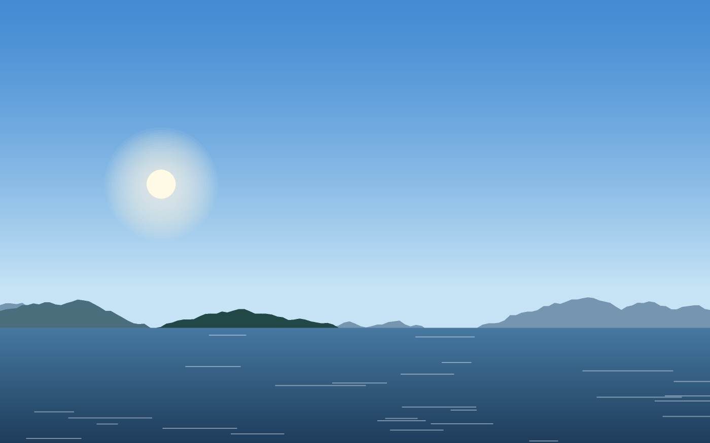 Landschaftsillustration