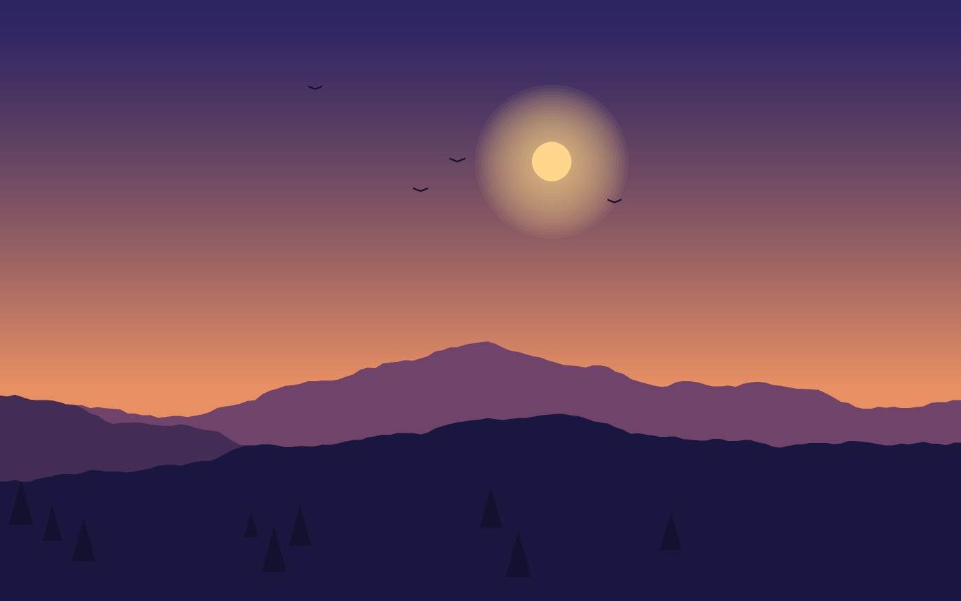 Landskabsillustration