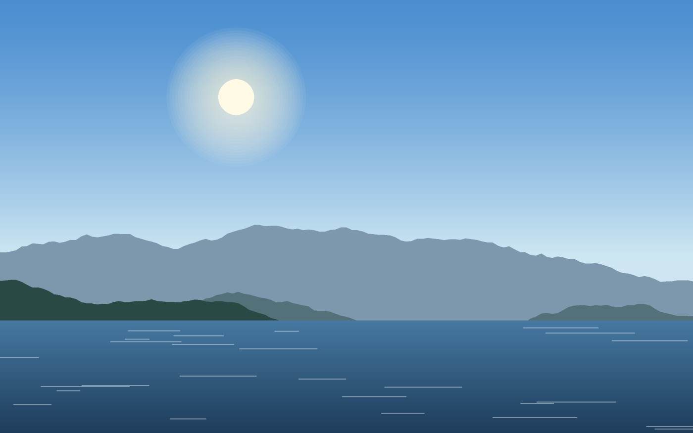 Landschapsillustratie