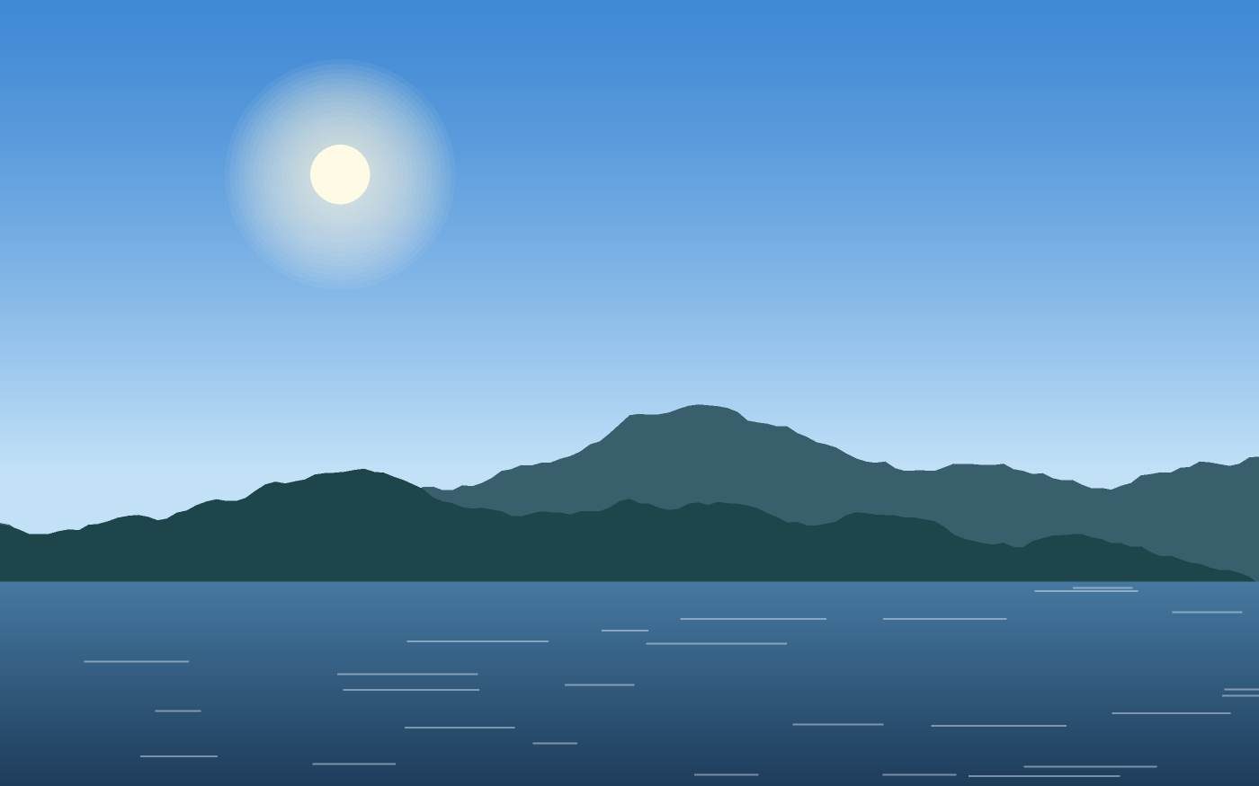 Landschapsillustratie