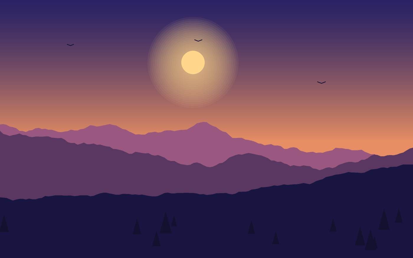 Ilustracja krajobrazu